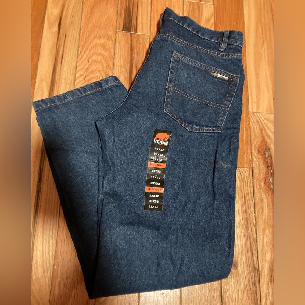 Bernie Men's Relaxed Fit Jeans - Blue